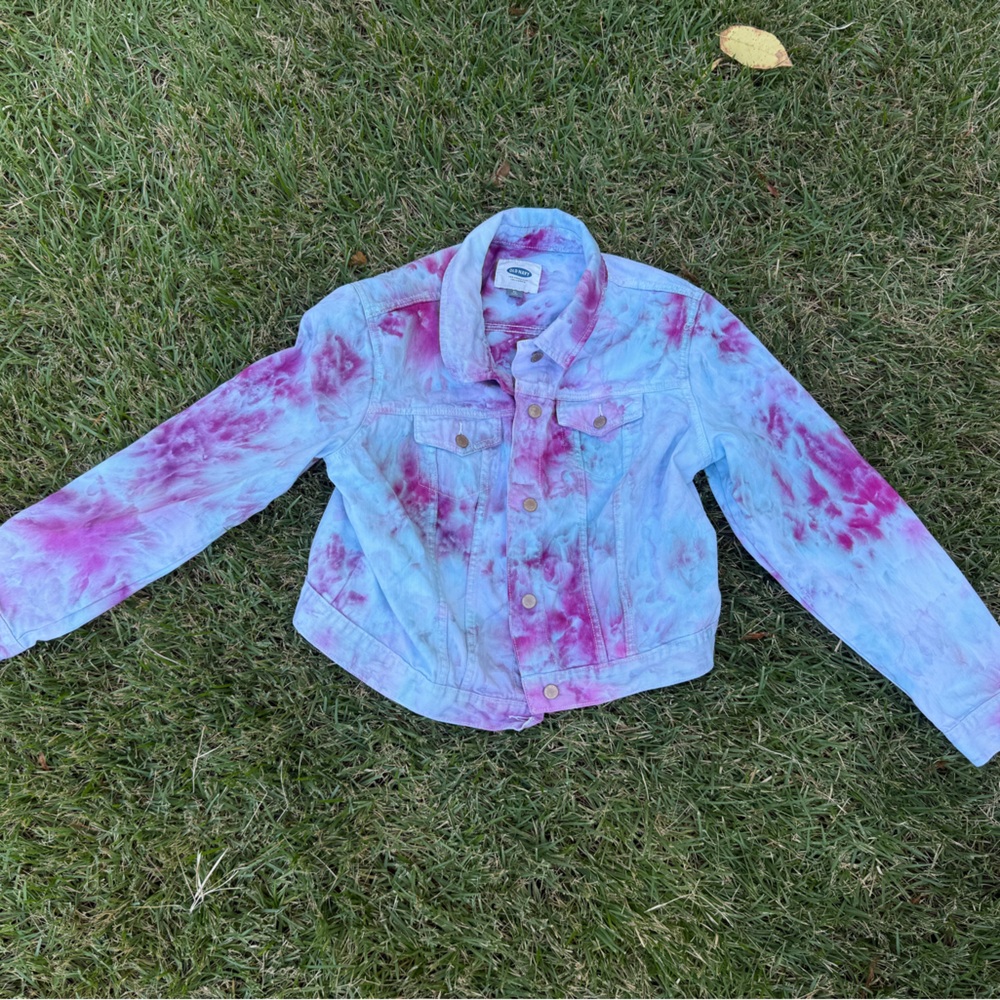 Tie-Dye Denim Jacket